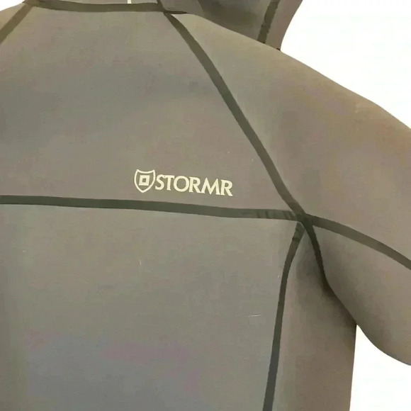 STORMR Men's Typhoon Neoprene Waterproof Windproof  Foul Weather Jacket Size S - Picture 6 of 9